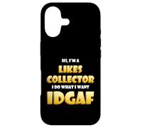Carcasa para iPhone 17 Likes Collector Idgaf Meme Social Media Marketing Influencer