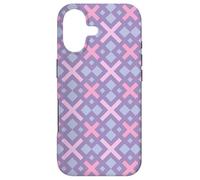 Carcasa para iPhone 17 Lilac Mauve Pastel Pink Geometric Art Pattern