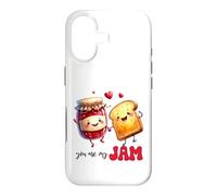 Carcasa para iPhone 17 Linda Tostada de Mermelada Pareja de San Valentín