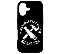 Carcasa para iPhone 17 Lindo Alexander Nombre Constructor Personalizado