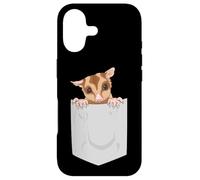 Carcasa para iPhone 17 Lindo Deslizador de azúcar Regalo exótico Mascota Sugar Bear Sugar Glider