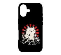 Carcasa para iPhone 17 Lindo diseño de Gato Ondulado japonés - Kawaii Lucky Kitty Retro RIS