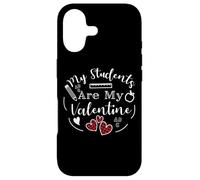 Carcasa para iPhone 17 Lindo Profesor, mis Alumnos me robaron el corazón, Amor, Cita de San Valentín