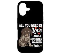 Carcasa para iPhone 17 Lindo Puntero Llamado Berta para alemán Puntero de Pelo Corto