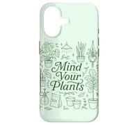 Carcasa para iPhone 17 Lindos garabatos, Amante de los jardineros, cuida Tus Plantas