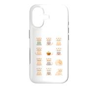 Carcasa para iPhone 17 Lindos Gatos meditadores Kawaii Zen Feline Design