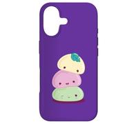 Carcasa para iPhone 17 Lindos Personajes de Mochi Kawaii Apilados