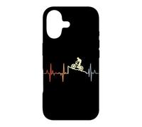 Carcasa para iPhone 17 Línea Heartline Mountain Bike Ciclista Pulse