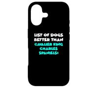 Carcasa para iPhone 17 List of Dogs Better Than Cavalier King Charles Spaniels