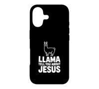 Carcasa para iPhone 17 Llama te Habla de Jesús Llama Cristiana Divertida