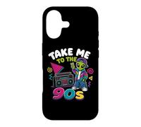 Carcasa para iPhone 17 Llévame a los 90 Retro Alien Hip Hop Boombox Throwback