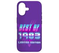 Carcasa para iPhone 17 Lo Mejor de 1983 Bday Party Celebration Vintage 80's Art Design