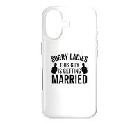 Carcasa para iPhone 17 Lo Siento señoras, Este Chico se va a Casar Soltero Divertido