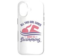 Carcasa para iPhone 17 Lo único Que le Importa a Esta Chica es Nadar - Swim Girl