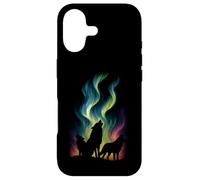 Carcasa para iPhone 17 Lobos Northern Lights Graphic Vintage Wildlife Wolf Lover