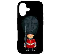 Carcasa para iPhone 17 London Guard Outfit, Funny Cute London Queen Guard Cartoon