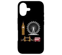 Carcasa para iPhone 17 Londres Souvenir Vintage London Sights For London with Love