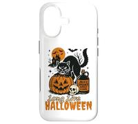 Carcasa para iPhone 17 Long Live Halloween Funny Pumpkin Black Cat Men Women