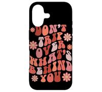 Carcasa para iPhone 17 Look Ahead Not Behind You Retro Groovy Cita