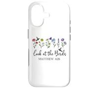 Carcasa para iPhone 17 Look at The Birds Air Scripture Matthew 6:26 Bible Verse God