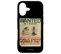 Carcasa para iPhone 17 Looney Tunes Slyvester Wanted Public Enemy