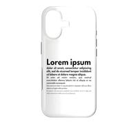 Carcasa para iPhone 17 Lorem Ipsum | Frases en latín, Diseño Gráfico, Edición de Textos