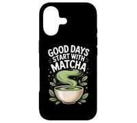 Carcasa para iPhone 17 Los Buenos días comienzan con los Amantes del té Verde Matcha