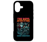 Carcasa para iPhone 17 Los Chicos están de Vuelta en la Ciudad Navidad Jesús Santa Rock n Roll