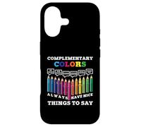 Carcasa para iPhone 17 Los Colores complementarios Siempre Tienen Cosas Bonitas Que Decir Artista