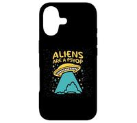 Carcasa para iPhone 17 Los Extraterrestres Son un Psyop Divertido OVNI Desinformación Engaño Alien Meme