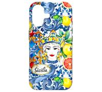 Carcasa para iPhone 17 Los moros sicilianos Italianos Cabeza Verano limón Arte