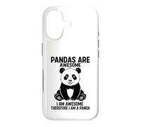 Carcasa para iPhone 17 Los Pandas Son Impresionantes Soy Impresionante por lo Tanto, Soy un Panda