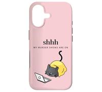 Carcasa para iPhone 17 Los programas de Shh My Murder están en un Acogedor atracón de novelas policíacas para Amantes del Misterio