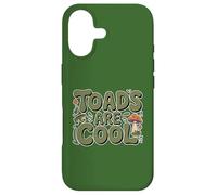 Carcasa para iPhone 17 Los sapos Son geniales caprichosos Lindos Hongos Cottagecore Moda