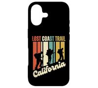 Carcasa para iPhone 17 Lost Coast Trail California Senderismo Retro Montaña Escalada