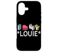 Carcasa para iPhone 17 Louie Nombre de Perro Personalizado Louie Pet Lover