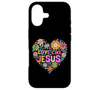 Carcasa para iPhone 17 Love Like Jesus Religious God Faith Groovy Christian Girls