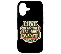 Carcasa para iPhone 17 Love One Other As I Have Loved You Christian Bible Vintage