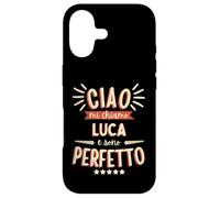 Carcasa para iPhone 17 Luca Idea Regalo Personalizzata Nome Divertente