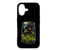 Carcasa para iPhone 17 Luciérnagas En Tarro Lindo Relámpago Insectos Noche Brillante