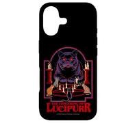 Carcasa para iPhone 17 Lucipurr Cat Conjuring Sarcastic Retro Funny Adult Humor