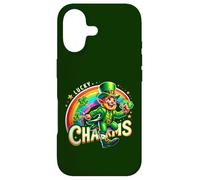 Carcasa para iPhone 17 Lucky Charms Leprechaun St Patrick's Day Rainbow Irish Kids
