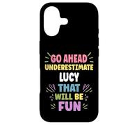 Carcasa para iPhone 17 Lucy Personalized Women's Gift Custom Lucy