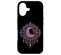 Carcasa para iPhone 17 Luna Creciente Mandala Bruja Wicca Celestial