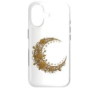 Carcasa para iPhone 17 Luna Creciente Mística Ros y Espina Estética Bohemia
