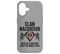 Carcasa para iPhone 17 MacGregor Clan Scottish Nombre Escudo de Armas Tartán Familia