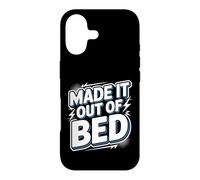 Carcasa para iPhone 17 Made It out of Bed Logro Éxito de la mañana ||-