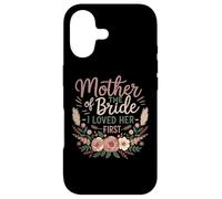 Carcasa para iPhone 17 Madre de la Novia I Loved Her First Floral Novio Boda