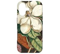 Carcasa para iPhone 17 Magnolia Flower Rustic Vintage Botanical Illustration