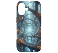 Carcasa para iPhone 17 Mago Fantasía Ciudad Subterránea Portal Espiral Caverna